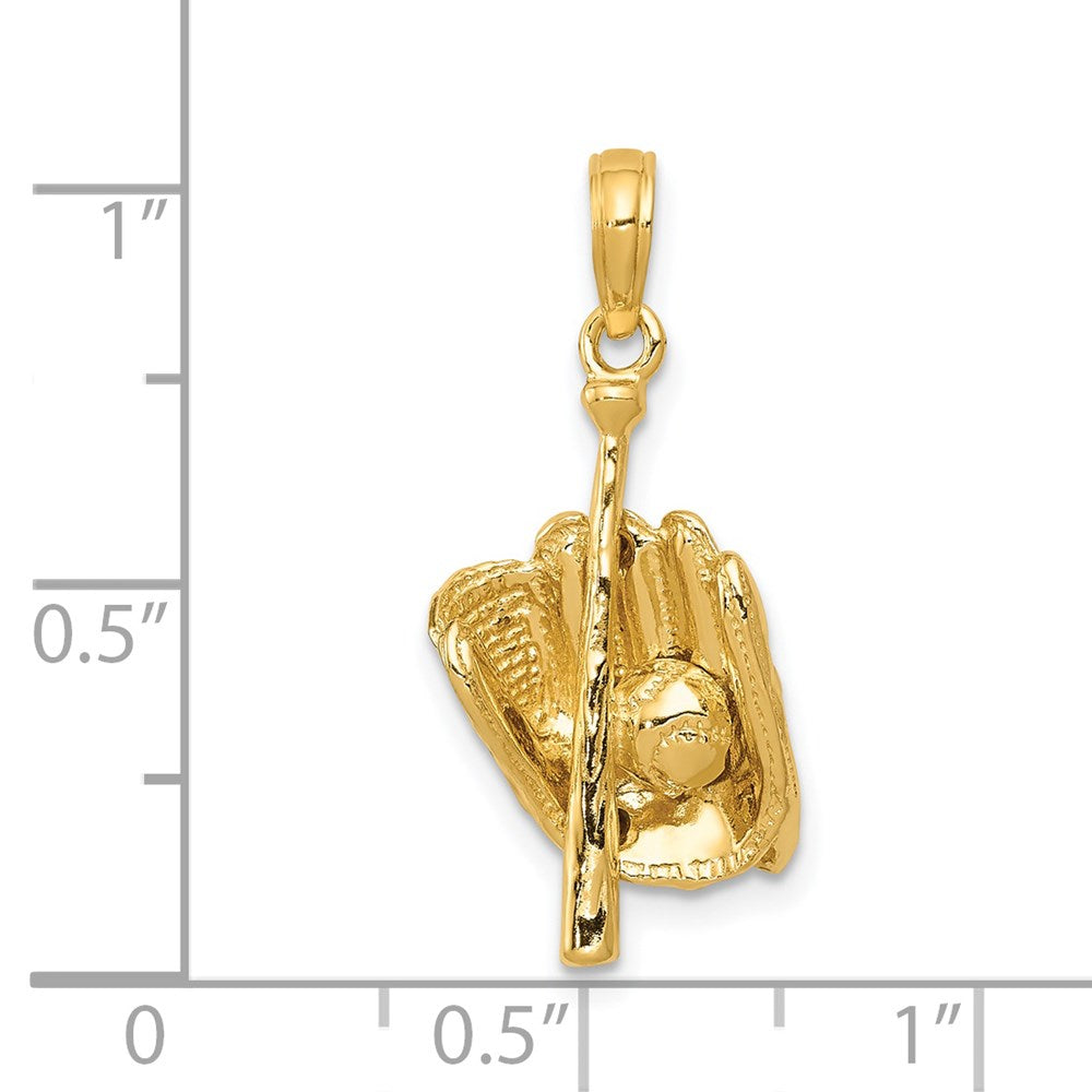 Gold Polished Sports Pendants