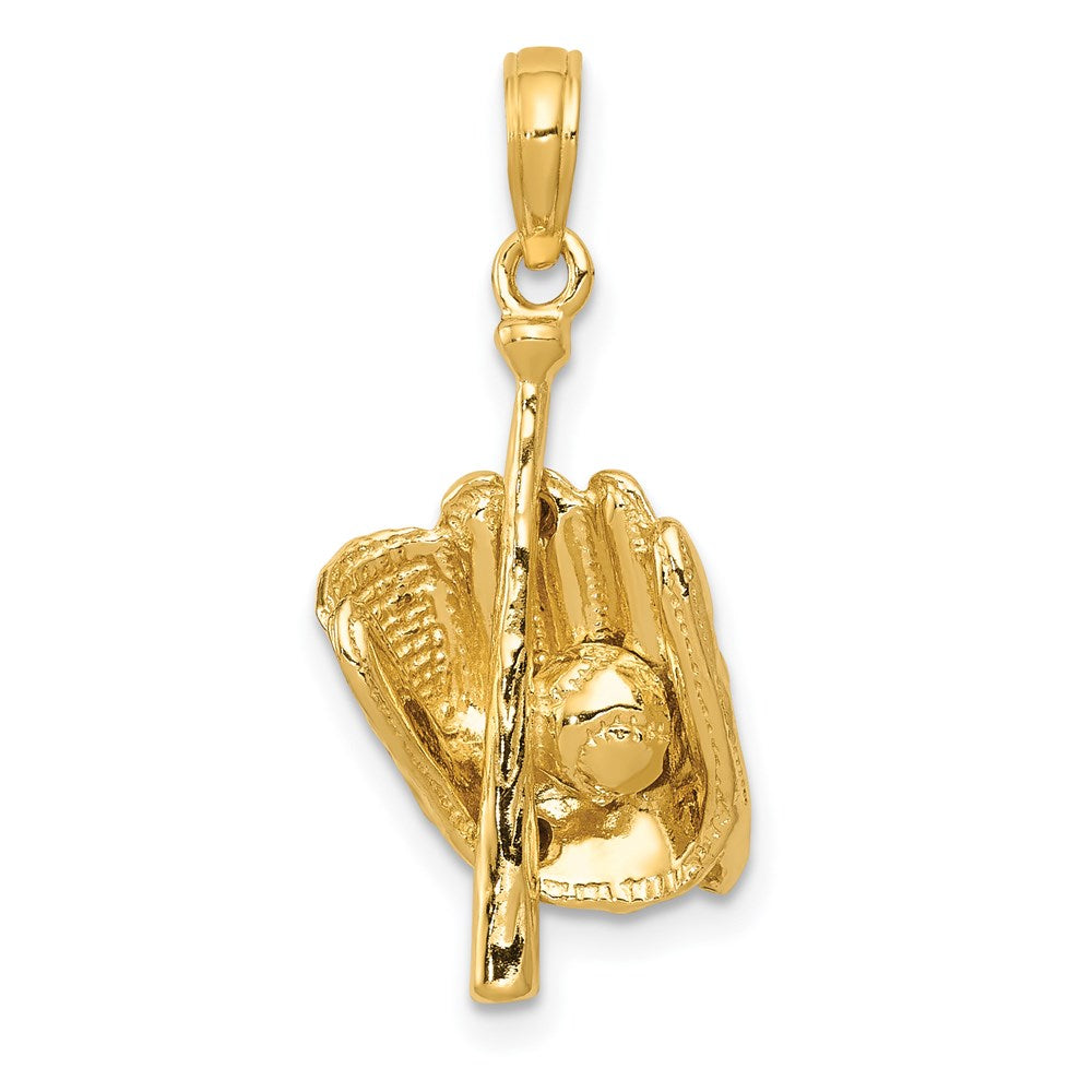 Gold Polished Sports Pendants