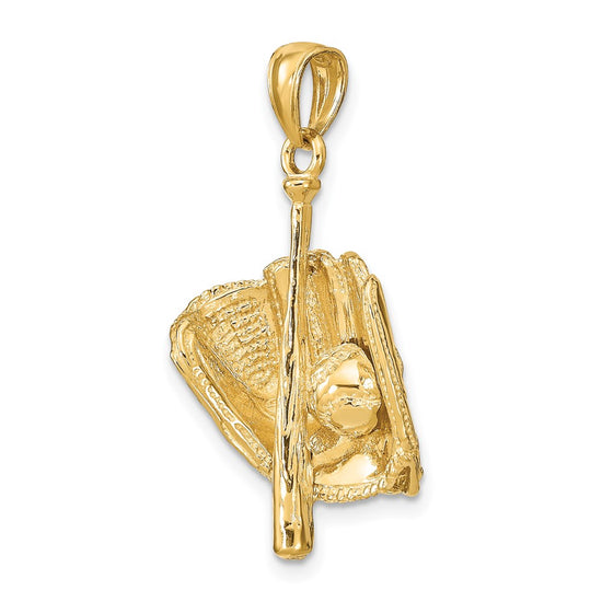 Gold Polished Sports Pendants