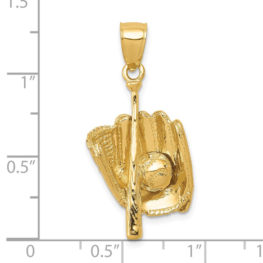 Gold Polished Sports Pendants