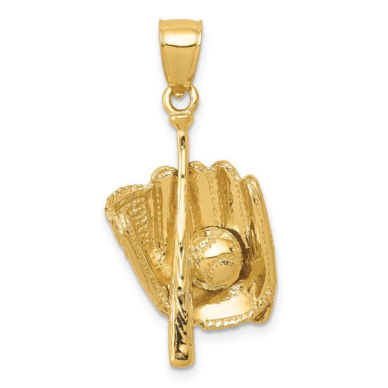 Gold Polished Sports Pendants