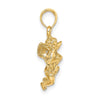 14k Cupid with Bow and Arrow Charm