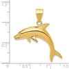 14k Dolphin Pendant