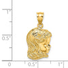 Gold Polished Child Pendants