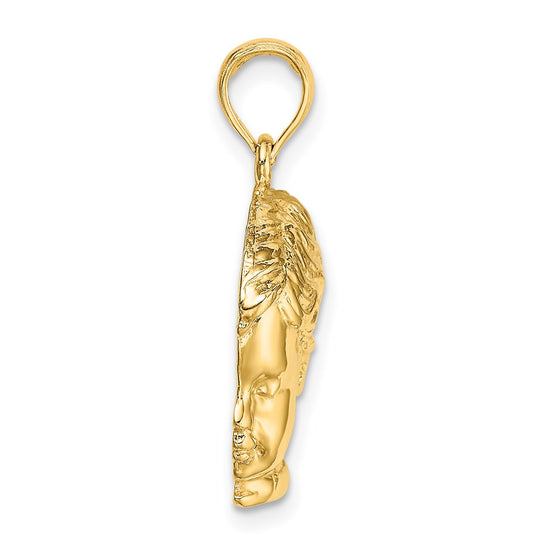 Gold Polished Child Pendants