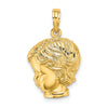 Gold Polished Child Pendants