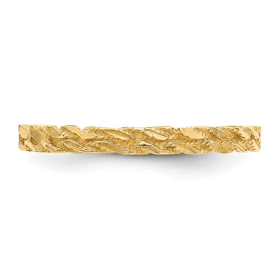 Gold Polished Classic Rings