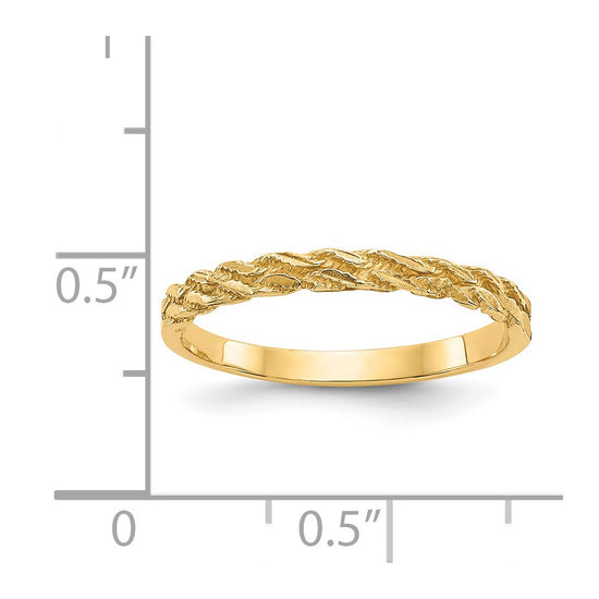 Gold Polished Classic Rings