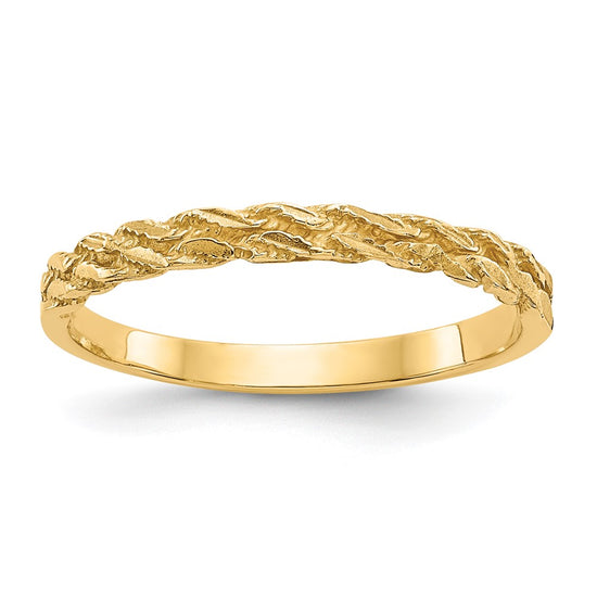 Gold Polished Classic Rings