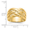 Gold Polished Fashion Rings