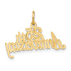 Gold 25th ANNIVERSARY Charm