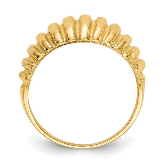 Gold Polished Classic Rings