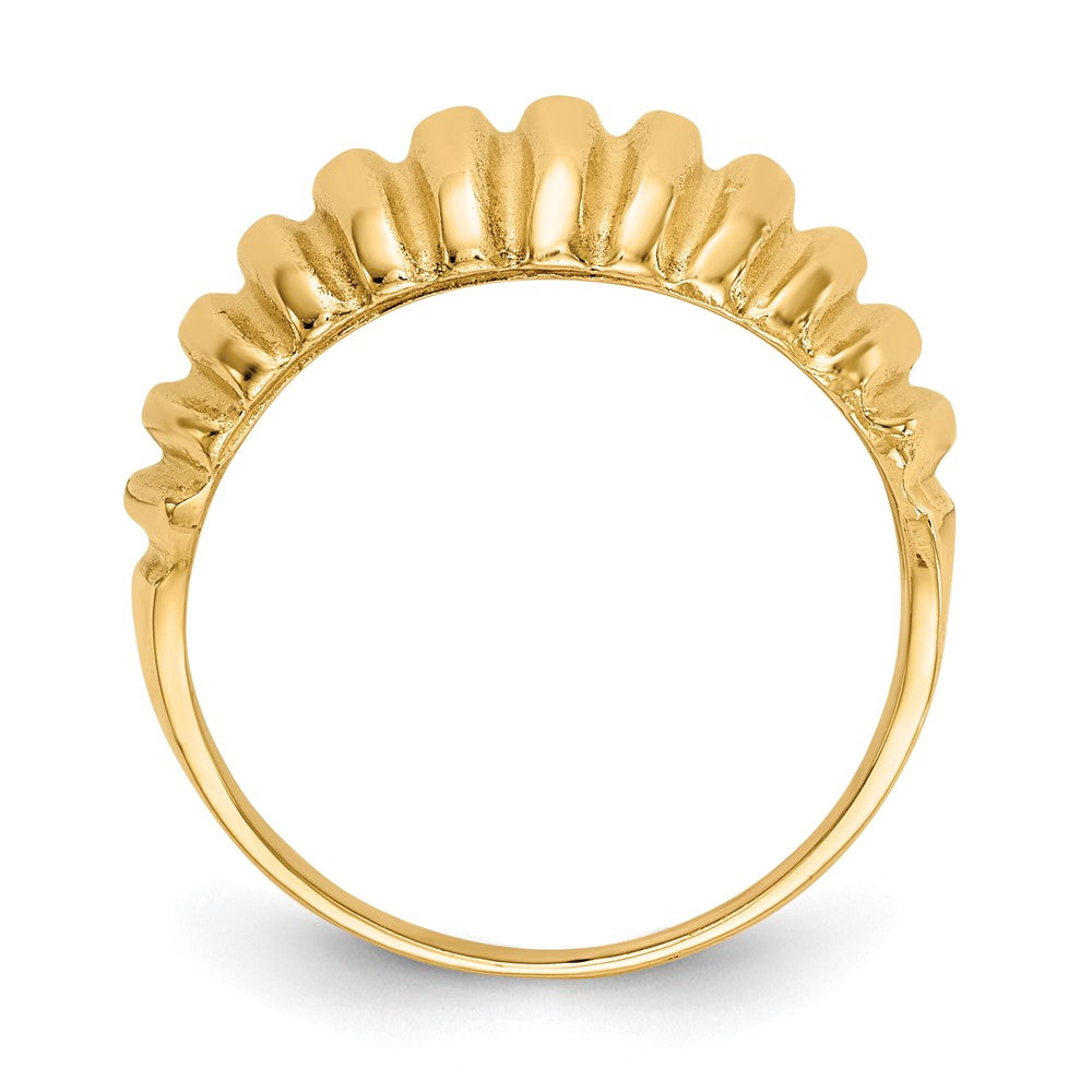 Gold Polished Classic Rings