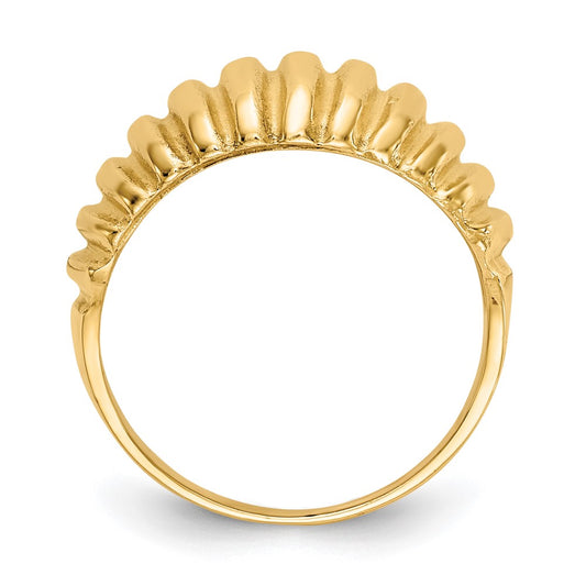 Gold Polished Classic Rings