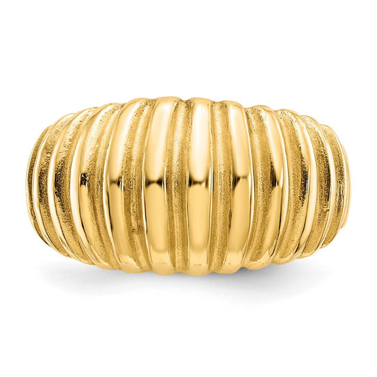 Gold Polished Classic Rings