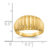 Gold Polished Classic Rings
