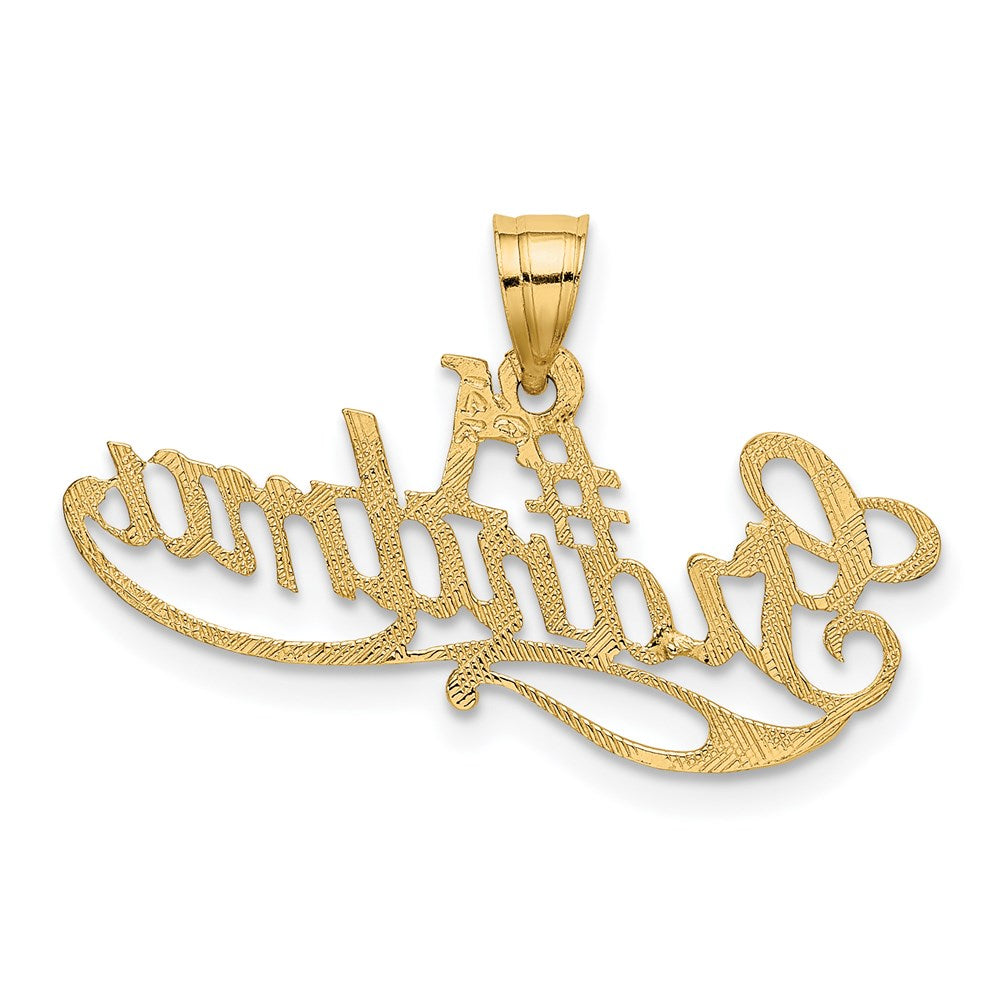 Gold #1 Grandma Charm