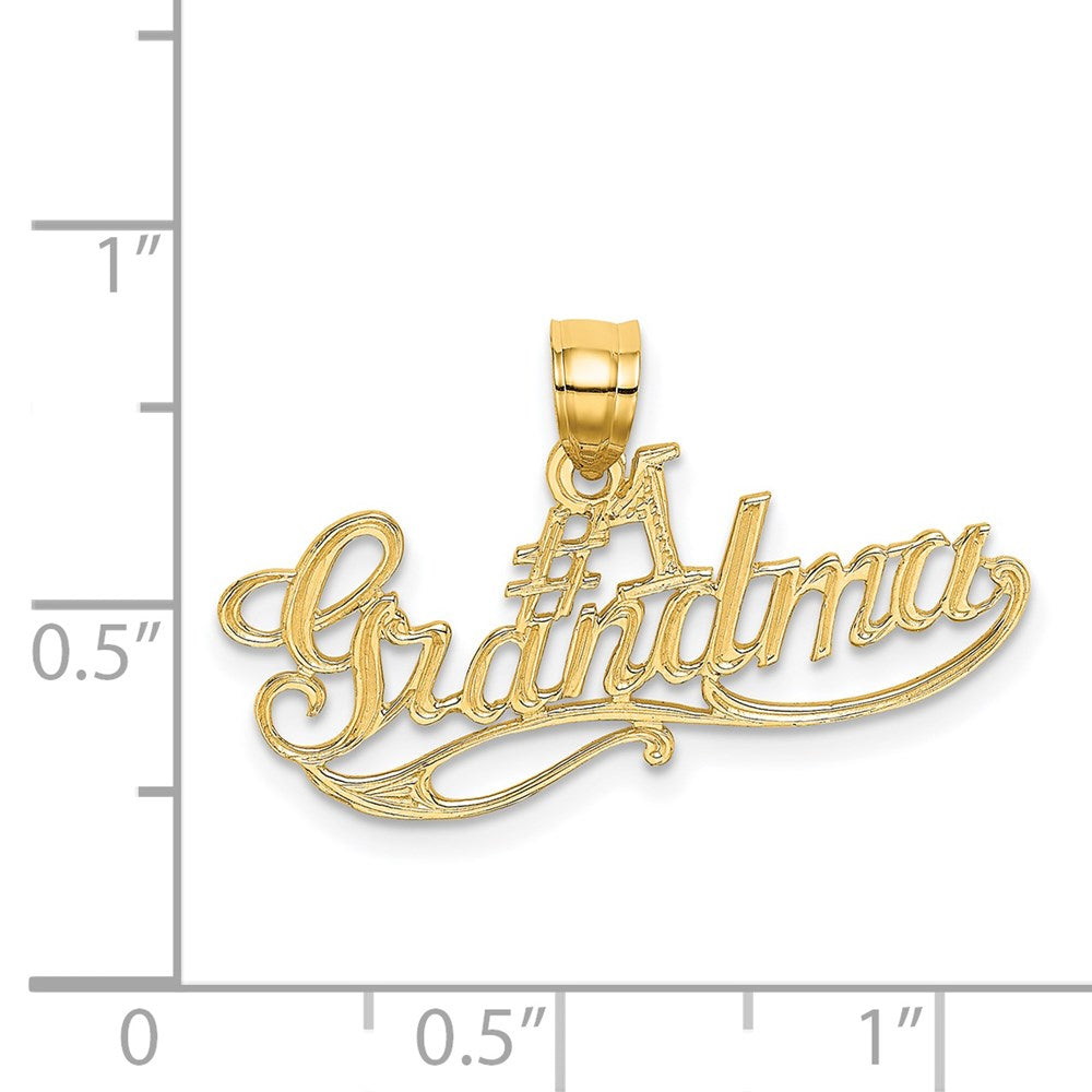 Gold #1 Grandma Charm
