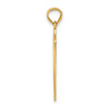 14k DAD OF THE YEAR Plaque Charm