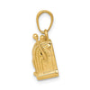 Gold Polished Slot Machine Pendants