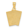 14k Ace of Hearts and Ace of Spades ALL IN! Cards Pendant