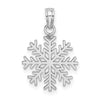 Gold Polished Snowflake Pendants
