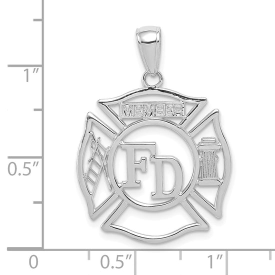 Gold Polished First Responder Pendants