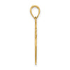 14k VFD LADIES AUX  Shield Charm