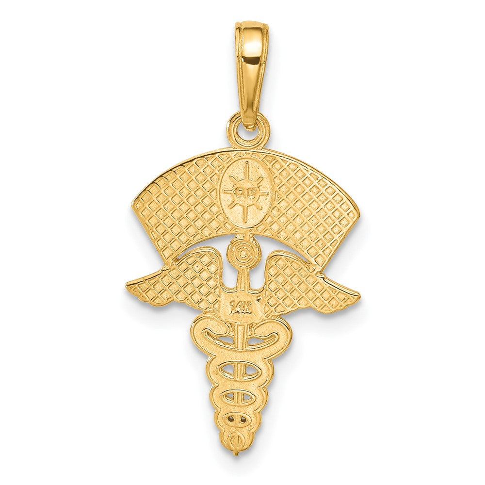 Gold Polished Medical Pendants