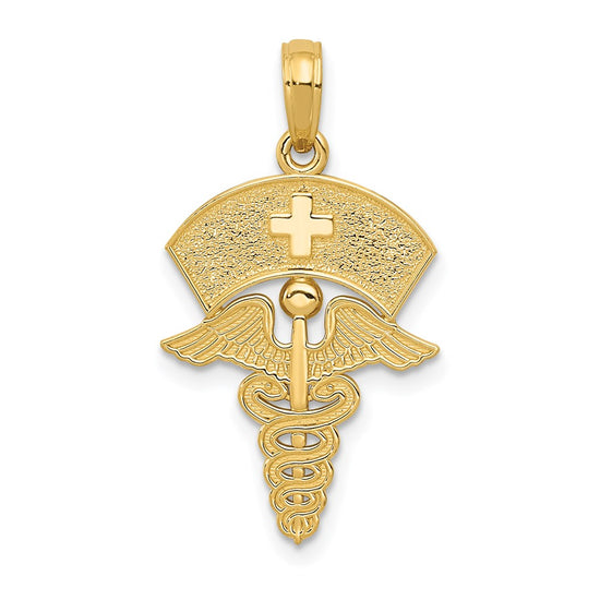 Gold Polished Medical Pendants