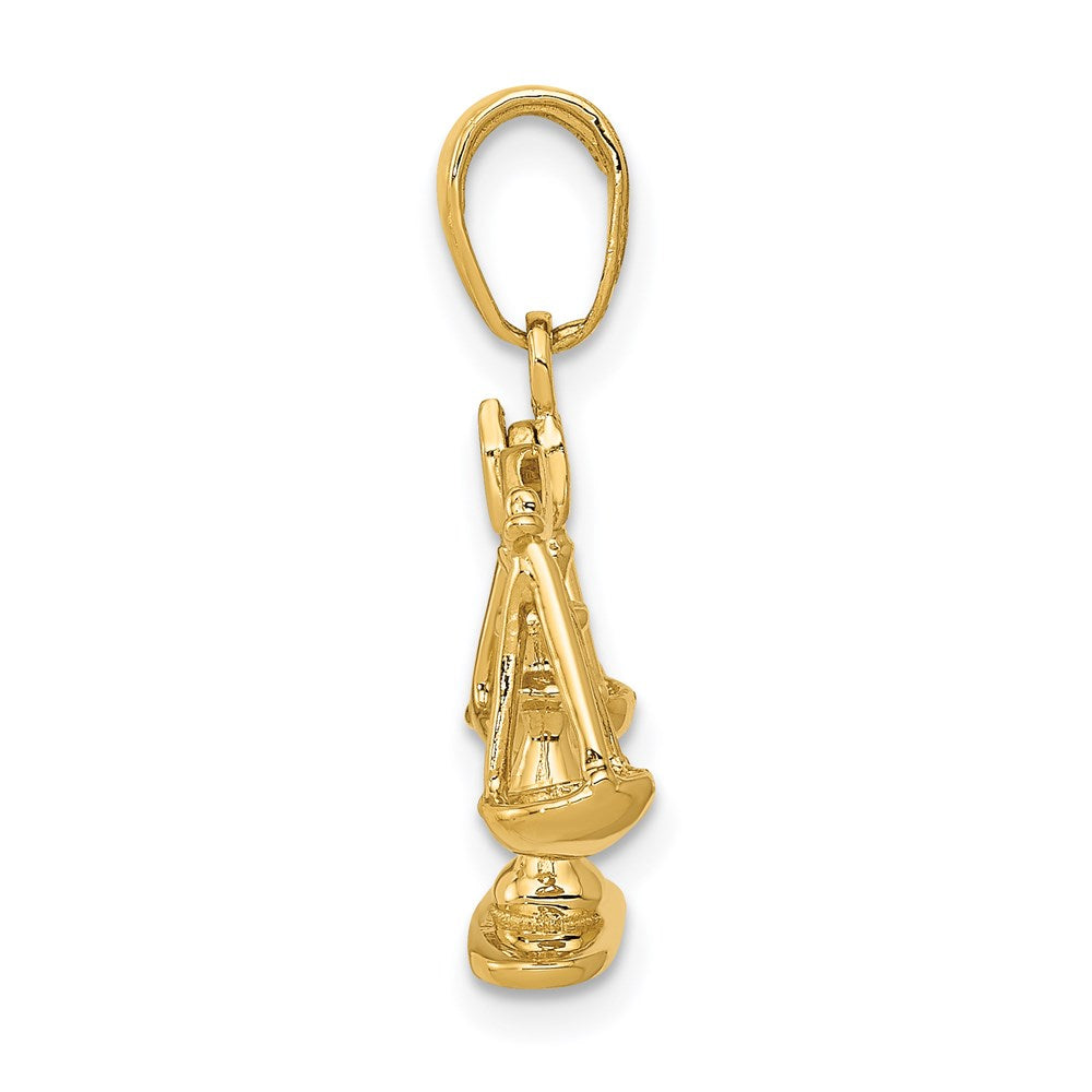 Gold Polished First Responder Pendants
