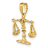 Gold Polished First Responder Pendants