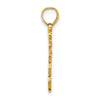 14k Polished Dancer Charm