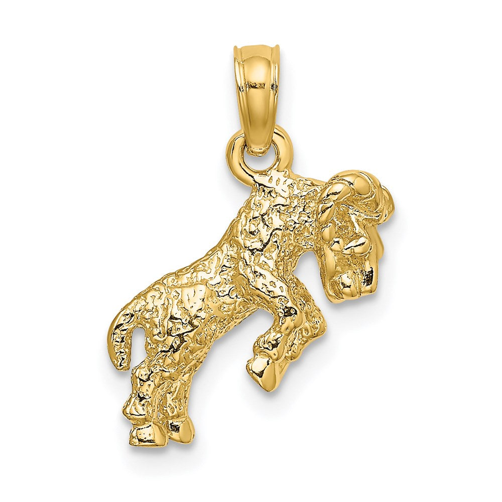 Gold 3D Zodiac Charm