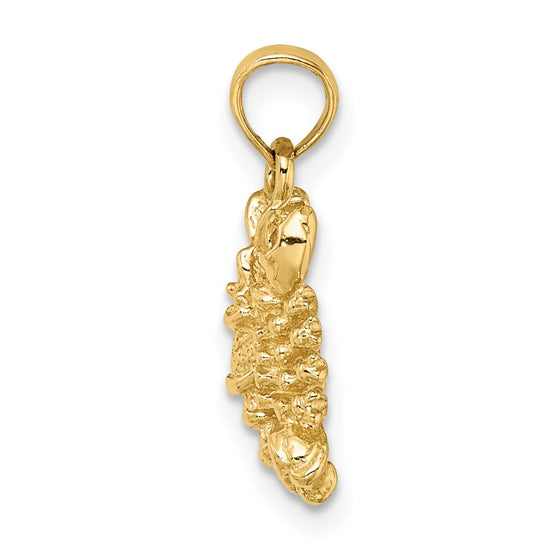 Gold 3D Zodiac Charm