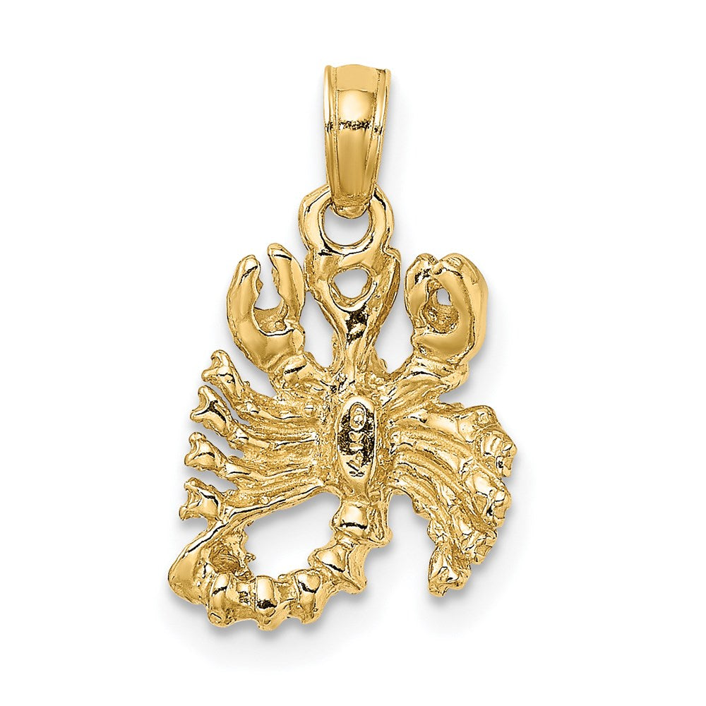 Gold 3D Zodiac Charm
