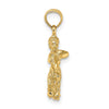 Gold 3D Zodiac Charm
