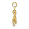 Gold 3D Zodiac Charm