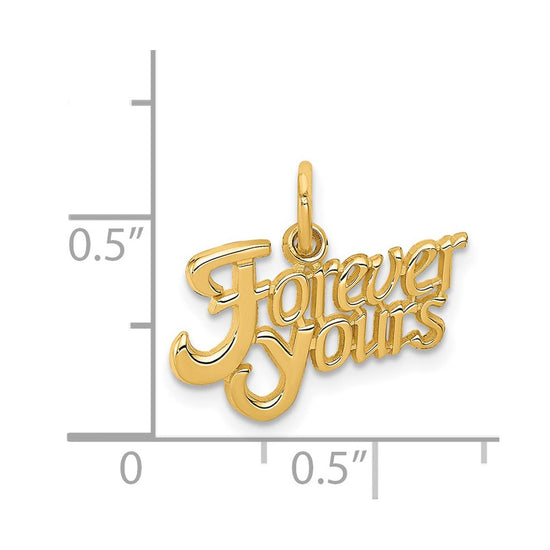 14K FOREVER YOURS Charm