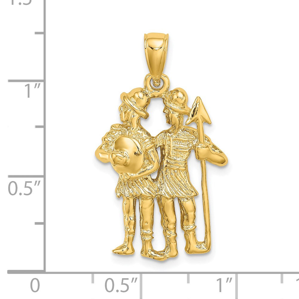 Gold Zodiac Pendant