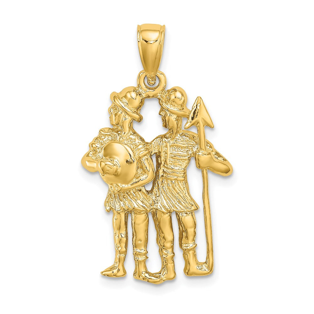 Gold Zodiac Pendant