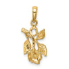 14k Rose Pendant