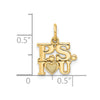 14k P.S. I LOVE YOU Charm