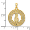 14K LIFES A BEACH Circle with Flip-Flop Charm