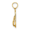 14k 3-D CAPTIVA Flip-Flop Charm