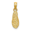 14k 3-D CAPTIVA Flip-Flop Charm