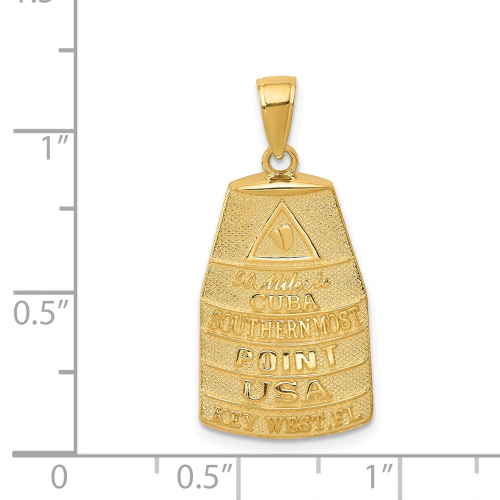 Gold Polished Key West Pendants