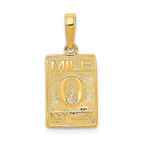 Gold Polished Key West Pendants
