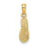 14k 3-D MYRTLE BEACH Single Flip-Flop Charm