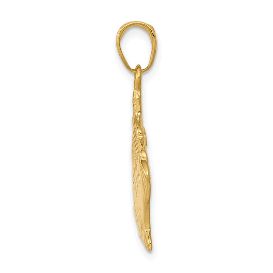 14k Large Cruise Ship Pendant